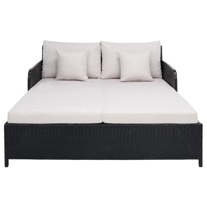 Heper Outdoor Poolside Sunbed With Cushion Daybed