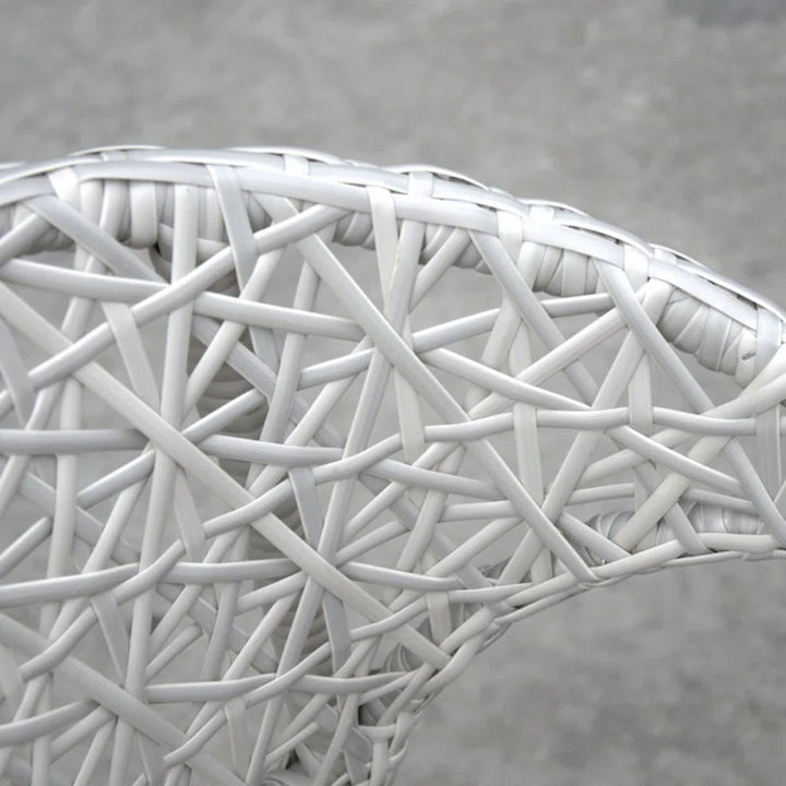Sybil Outdoor Patio Seating Set 2 Chairs and 1 Table Set (White)