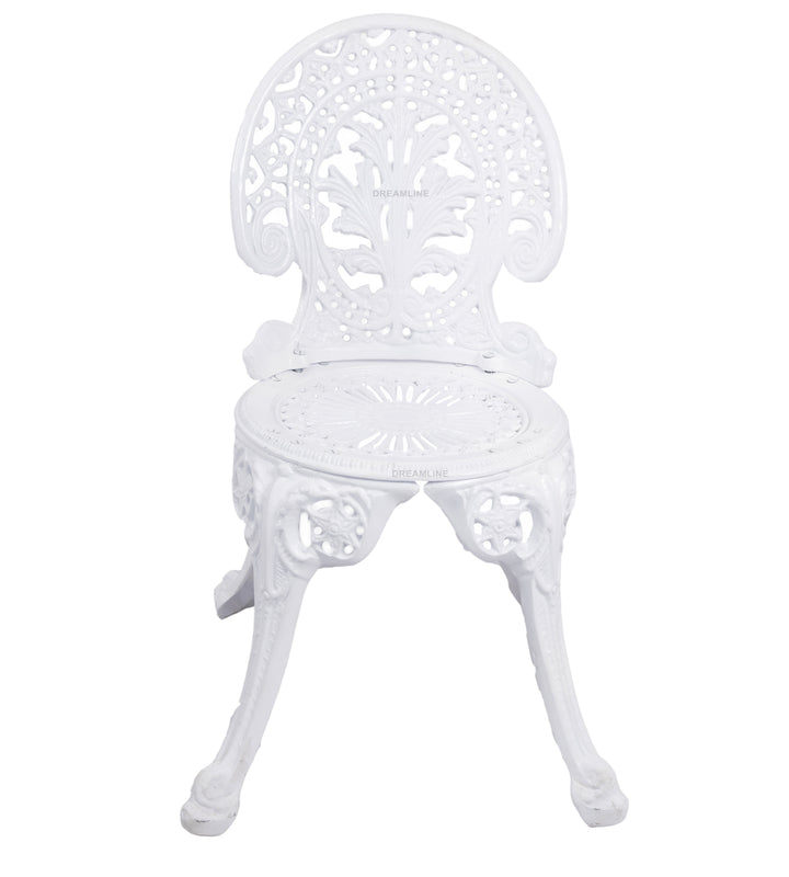 Zinc Cast Aluminium Garden Patio Seating 2 Chair and 1 Table Set