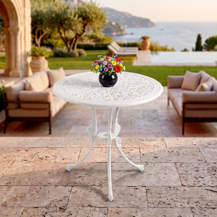 Silvia Cast Aluminium Garden Patio 1 Table Set