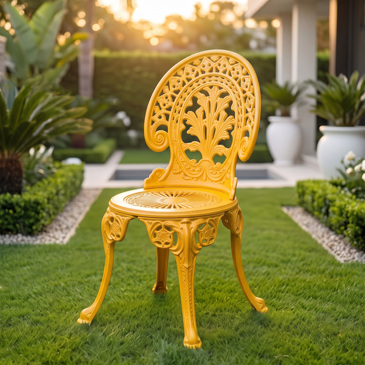Zenck Cast Aluminium Garden Patio Single Seater Chair