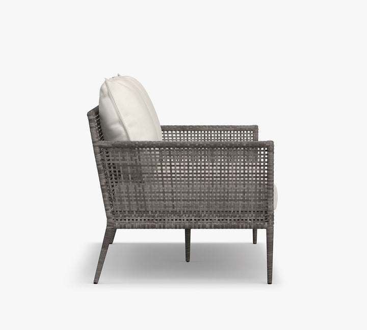 Mosè Outdoor Patio Sofa Set 2 Seater (Grey)