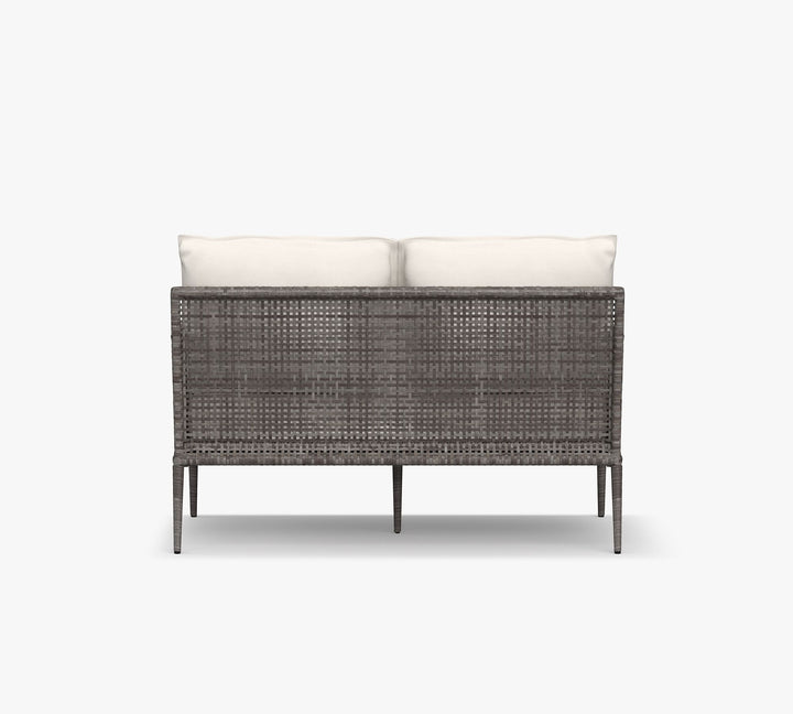 Mosè Outdoor Patio Sofa Set 2 Seater (Grey)