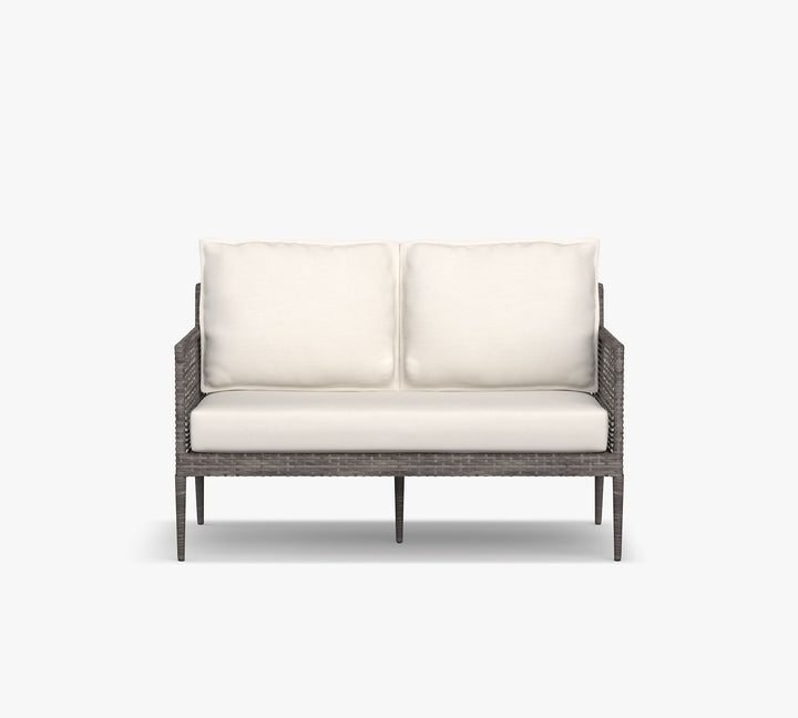 Mosè Outdoor Patio Sofa Set 2 Seater (Grey)