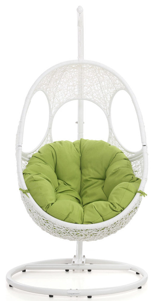 Basilio Single Seater Hanging Swing With Stand For Balcony, Garden Swing