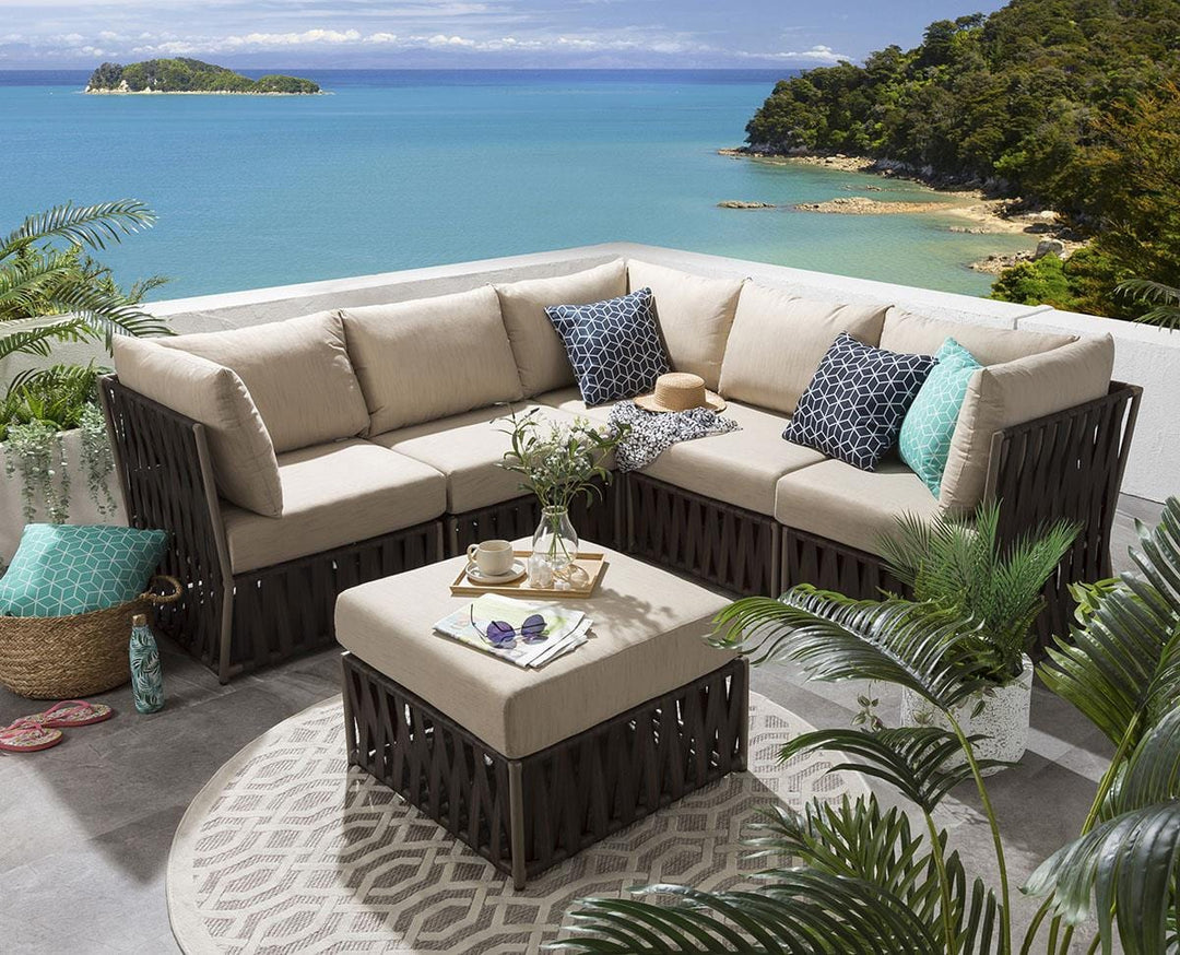 Piece Walmart Patio Furniture Conversation Sets Sectional Sofa