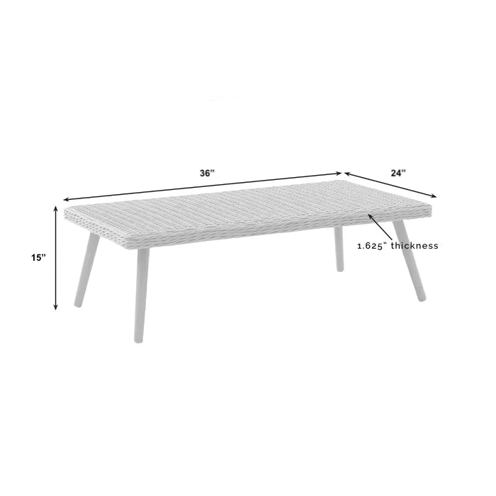 Violeta Outdoor Sofa Set 2 Seater, 2 Single seater and 1 Center Table (Brown)