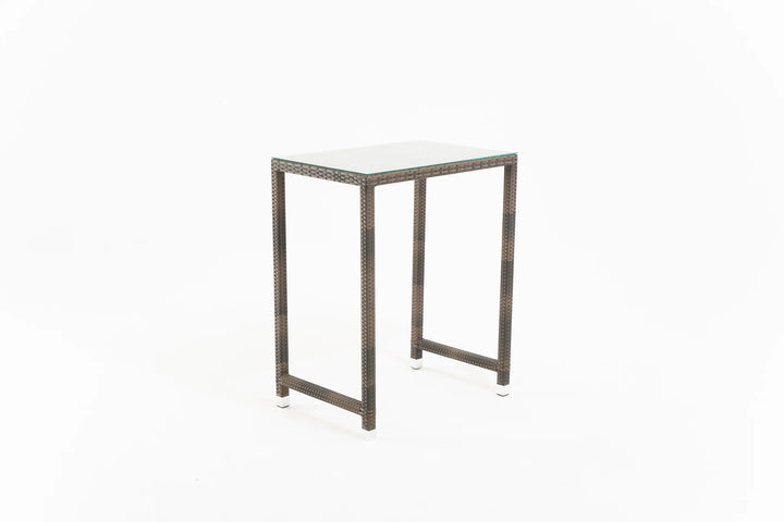 Cea Outdoor Patio Bar Sets 4 Chairs and 1 Table (Brown)