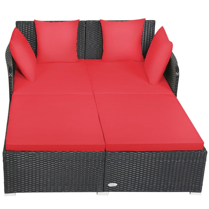 Dreamline Outdoor Furniture Poolside Sunbed With Cushion Daybed