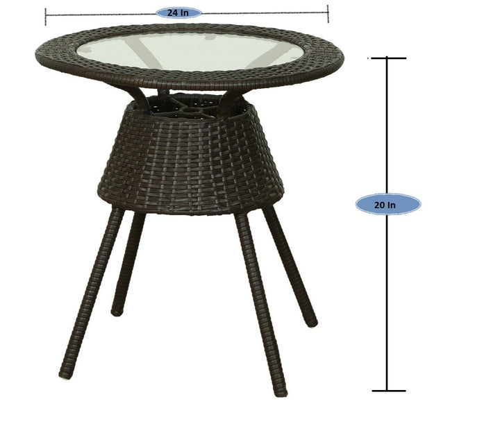 Dreamline Outdoor Furniture Garden Patio Seating Set 1+2 2 Chairs and Table Set Balcony Furniture Coffee Table Set