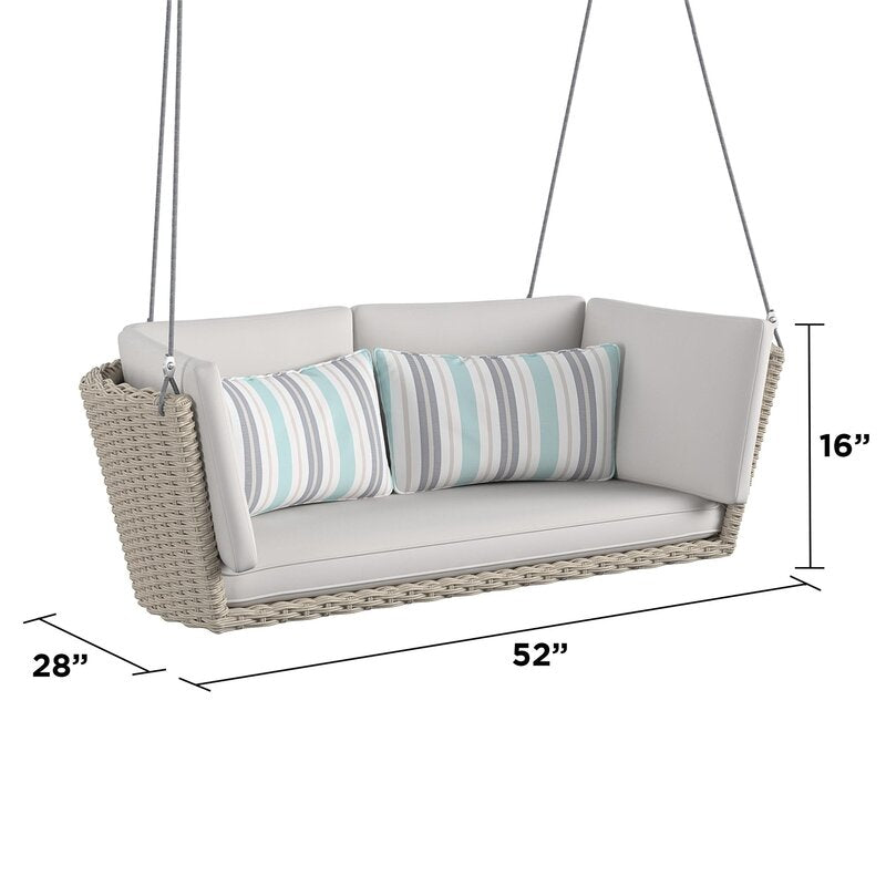 Dreamline Double Seater Hanging Swing Without Stand For Balcony , Garden Swing