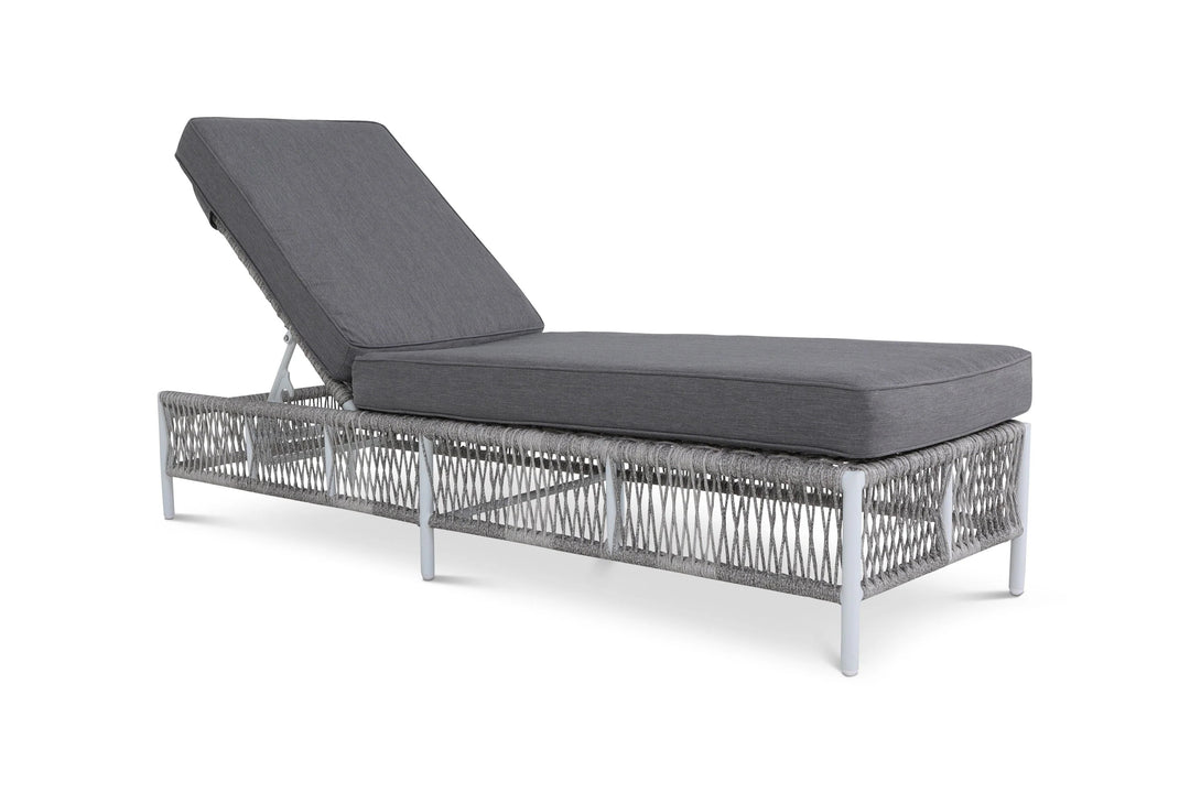 Jerome Outdoor Swimming Poolside Lounger Set of 2  (Grey)