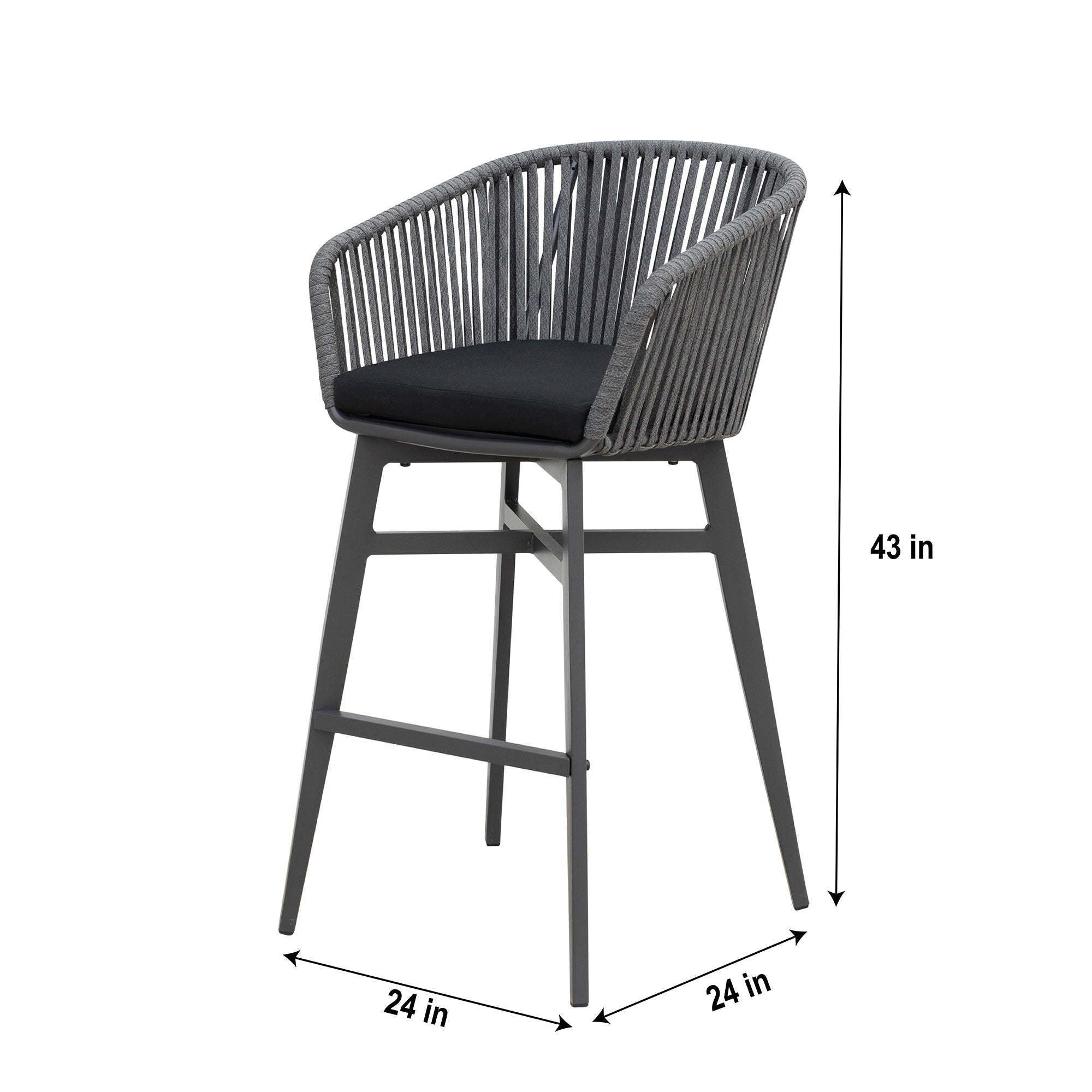 Dreamline Outdoor Bar Chair Garden Patio Bar stool 1 Chairs For Balcony