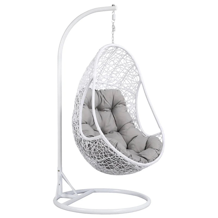 Dreamline Single Seater Hanging Swing With Stand For Balcony , Garden Swing