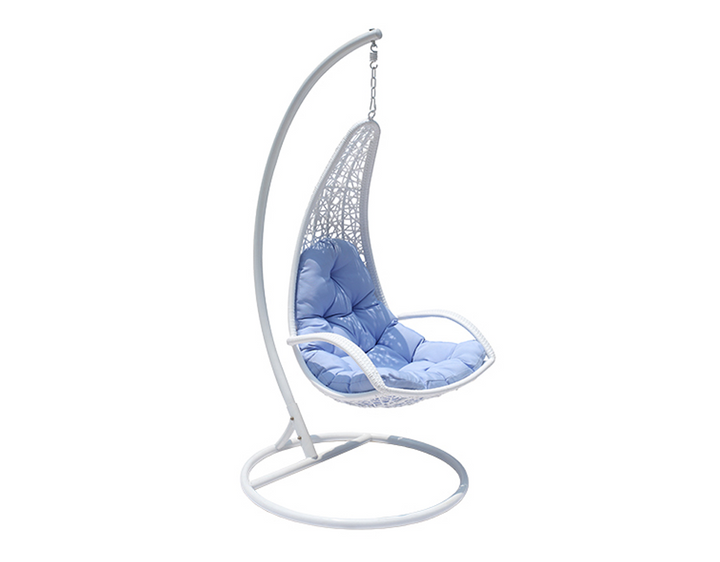 Dreamline Outdoor Furniture Single Seater Hanging Swing With Stand For Balcony , Garden Swing