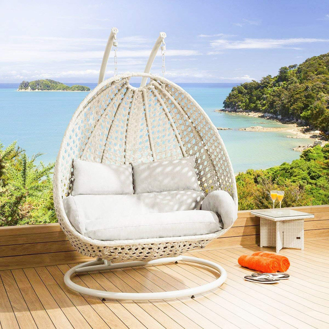 Dreamline Outdoor Furniture Double Seater Hanging Swing With Stand
