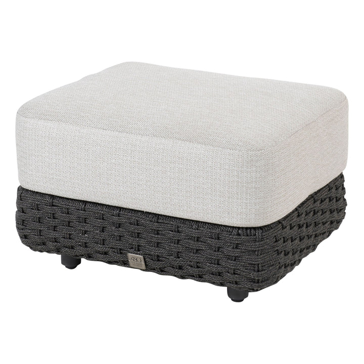 Deskoy Outdoor Garden Balcony Sofa Set 2 Seater, 2 Single seater and 1 Center Table Set, Braid & Rope (Black)
