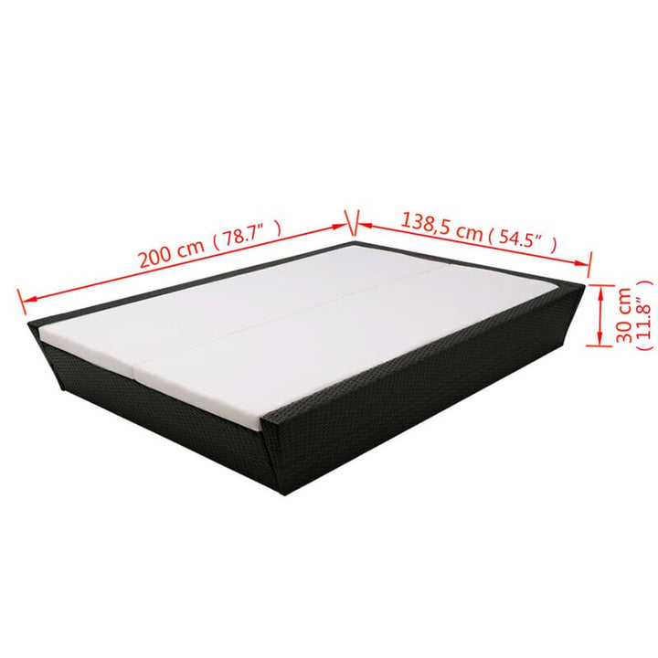Dreamline Outdoor Furniture Poolside Sunbed With Cushion Daybed