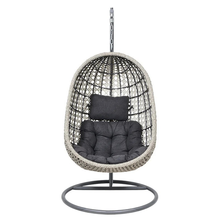 Dreamline Single Seater Hanging Swing With Stand For Balcony , Garden Swing