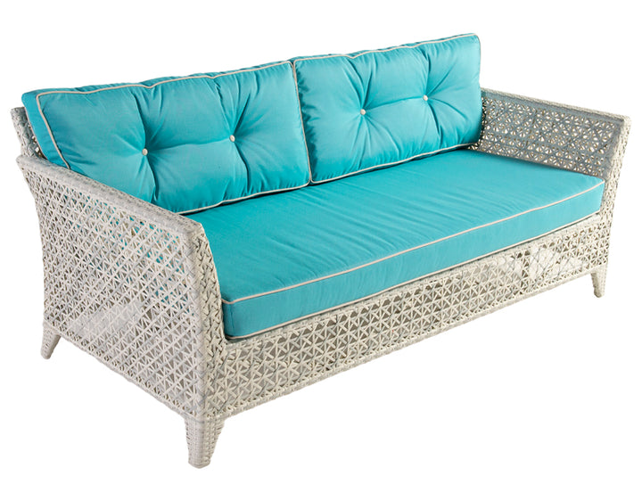 Arcuri Outdoor Sofa Set 2 Seater , 2 Single seater and 1 Center Table (White)