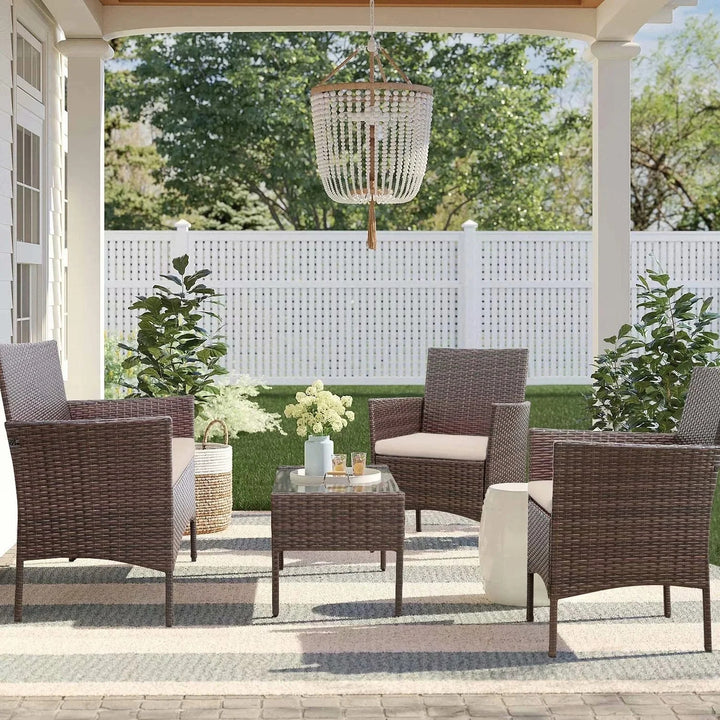Dreamline Outdoor Garden Balcony Sofa Set 2 Seater , 2 Single seater and 1 Center Table Set Outdoor Furniture