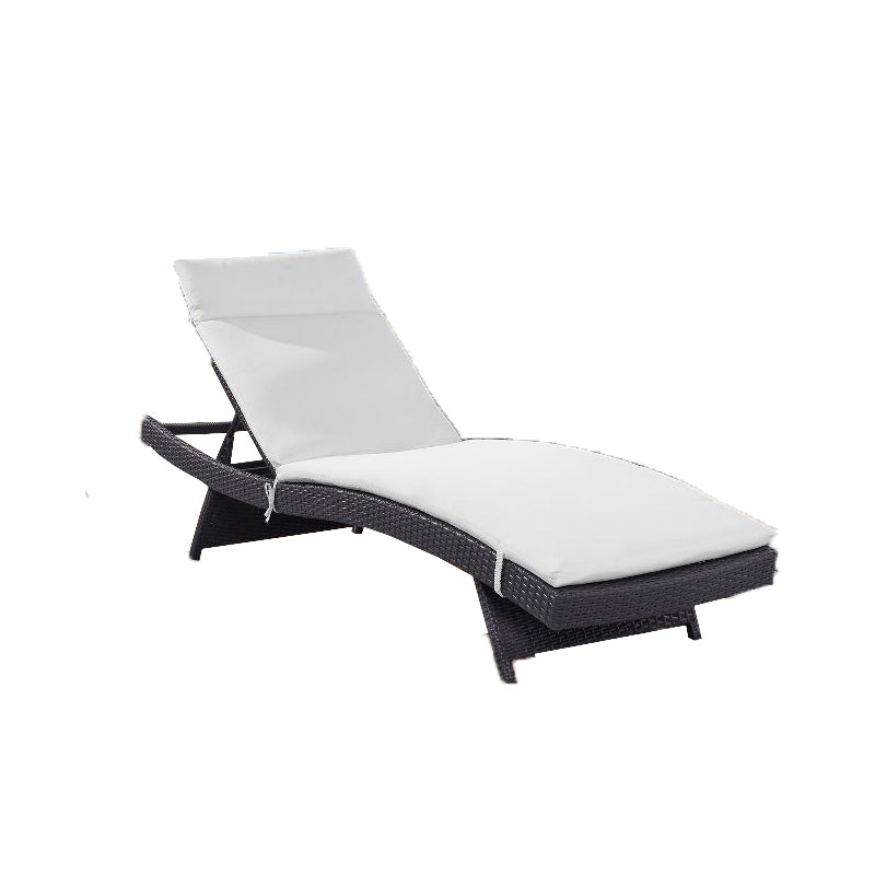 Justy Outdoor Swimming Poolside Lounger (Black)
