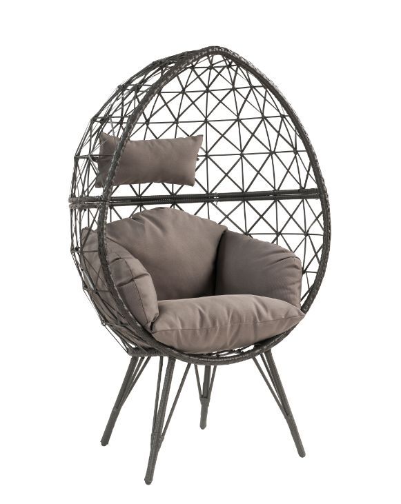 Dreamline Single Seater Swing Basket For Balcony & Garden (Black)