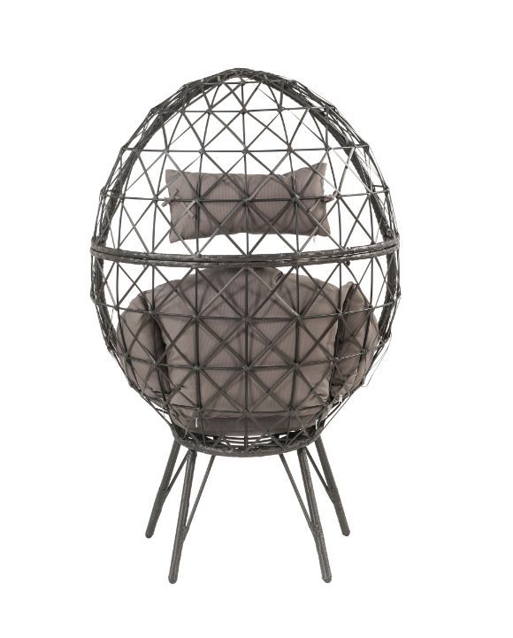 Dreamline Single Seater Swing Basket For Balcony & Garden (Black)