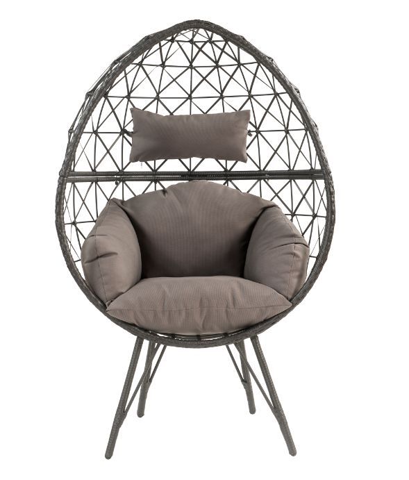 Dreamline Single Seater Swing Basket For Balcony & Garden (Black)