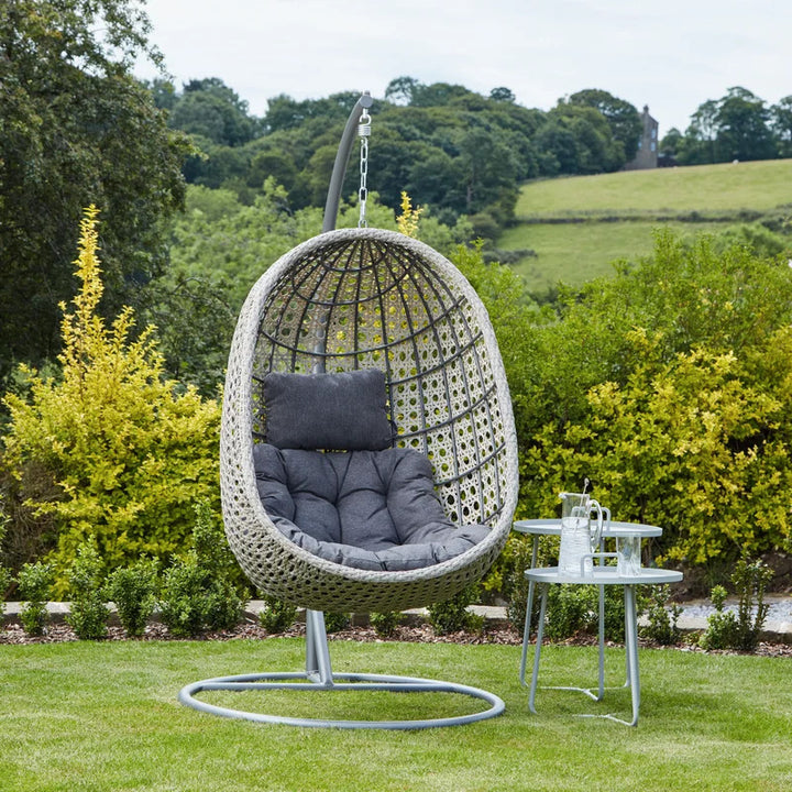 Dreamline Single Seater Hanging Swing With Stand For Balcony , Garden Swing