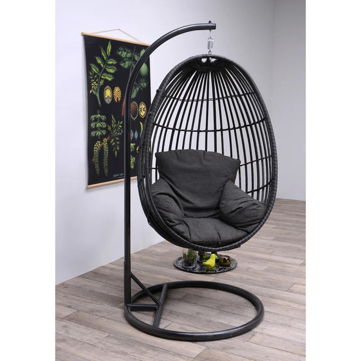 Dreamline Single Seater Hanging Swing With Stand For Balcony , Garden Swing