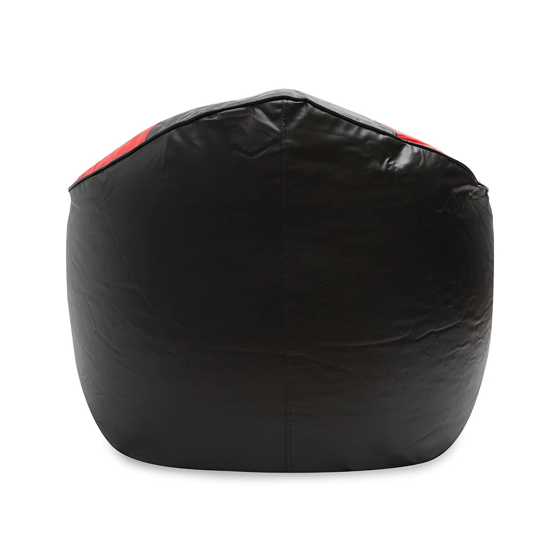 Dreamline XXXL Combo Sofa Mudda Bean Bag Cover black & Red Colour