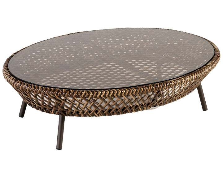 Gustavo Outdoor Sofa Set 2 Seater , 2 Single seater , 1 Side table and 1 Center Table (Brown)