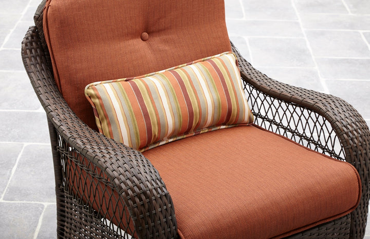 Dreamline Outdoor Garden Balcony Sofa Set 2 Seater , 2 Single seater and 1 Center Table Set Outdoor Furniture(Dark Brown)