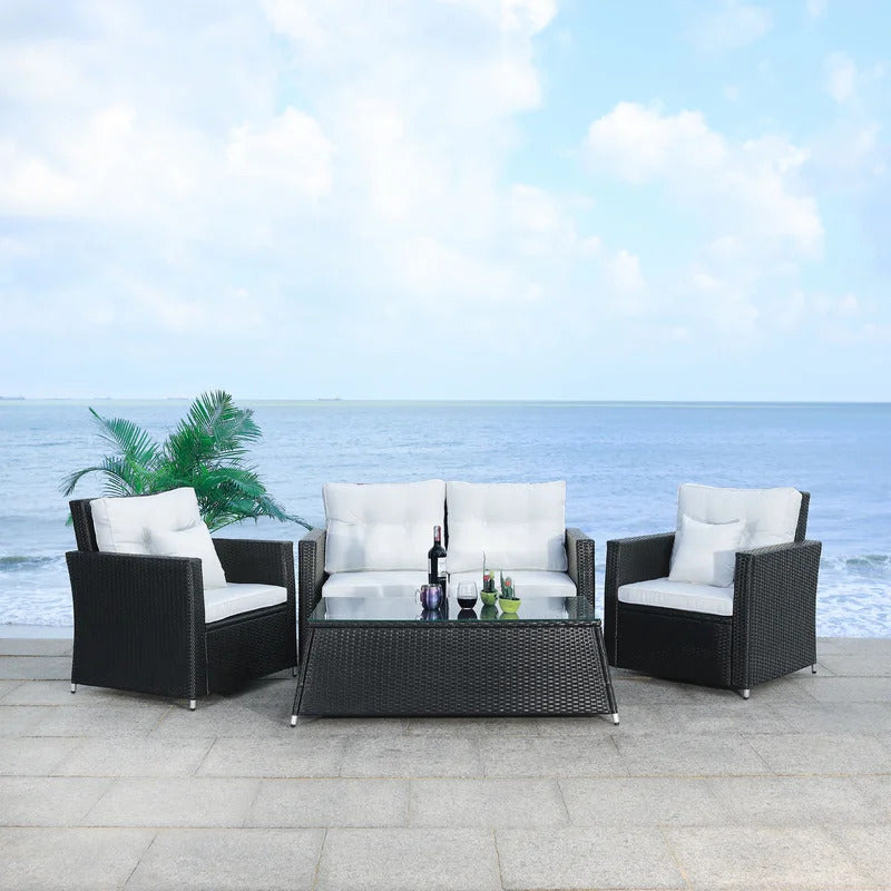 Dreamline Outdoor Garden Balcony Sofa Set 2 Seater, 2 Single seater , 1 Center table Set Outdoor Furniture