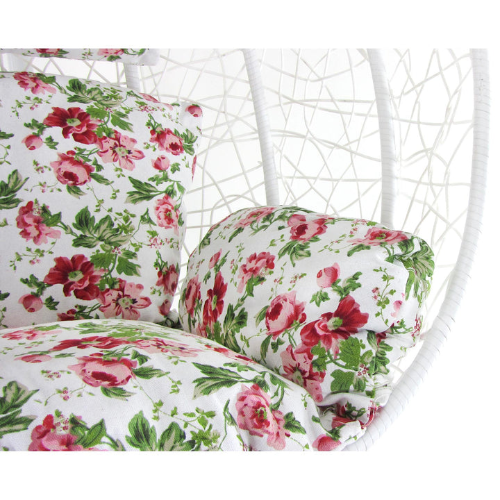 Dreamline Outdoor Furniture Single Seater Hanging Swing With Stand For Balcony , Garden Swing