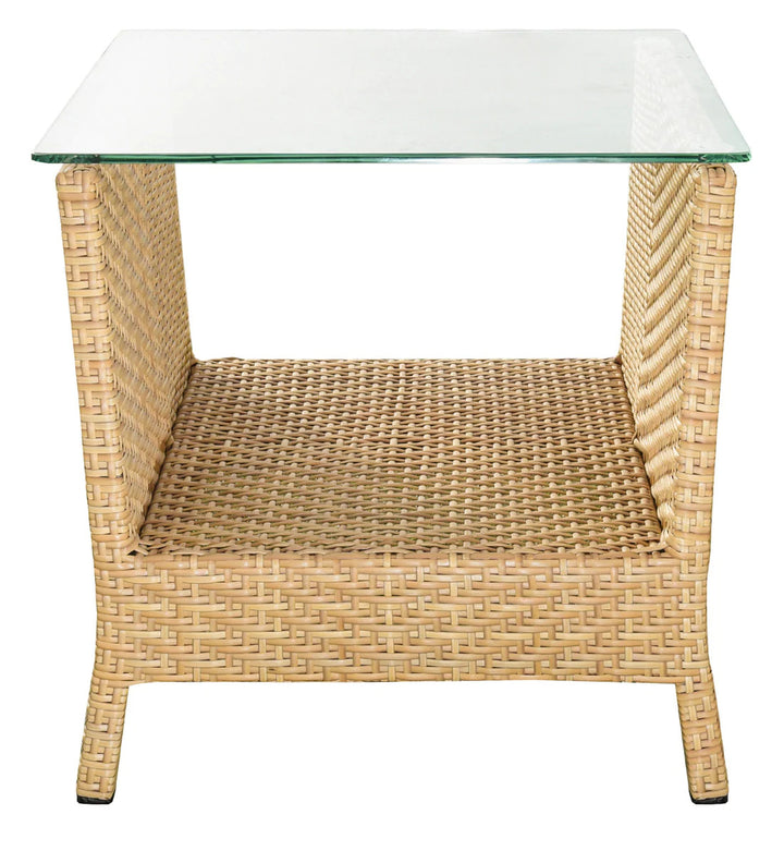 Dreamline Outdoor Furniture Garden Patio Seating Set 1+2 2 Chairs and Table Set Balcony Furniture Coffee Table Sets (Cream)