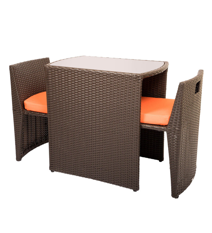 Dreamline Outdoor Furniture Garden Patio Seating Set 1+2 2 Chairs and Table Set Balcony Furniture Coffee Table Set