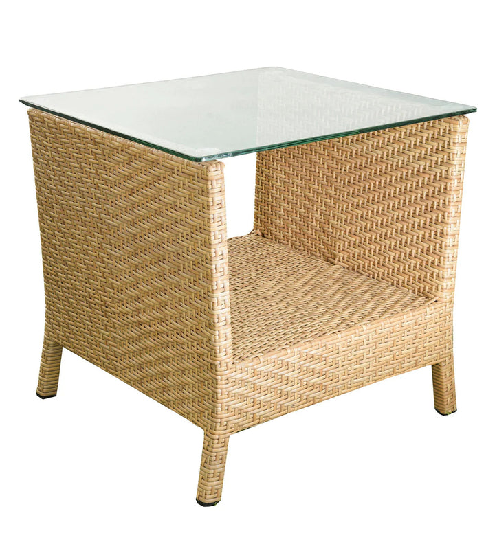 Dreamline Outdoor Furniture Garden Patio Seating Set 1+2 2 Chairs and Table Set Balcony Furniture Coffee Table Sets (Cream)