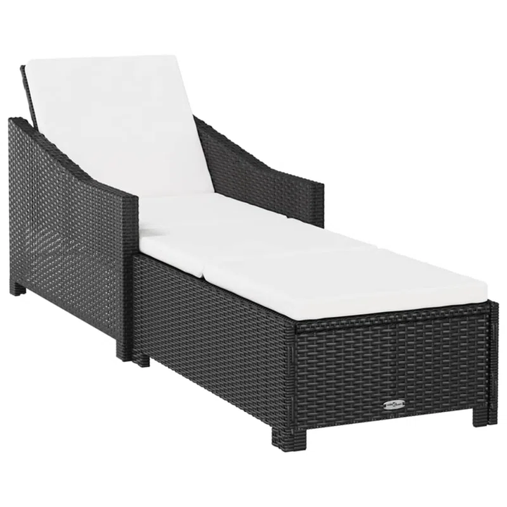 Rafin Outdoor Swimming Poolside Lounger (Black)