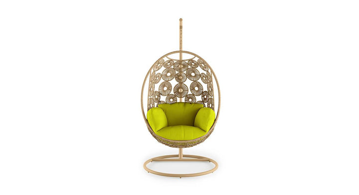outdoor swing , Single Seater Hanging Swing With Stand For Balcony , Garden Swing