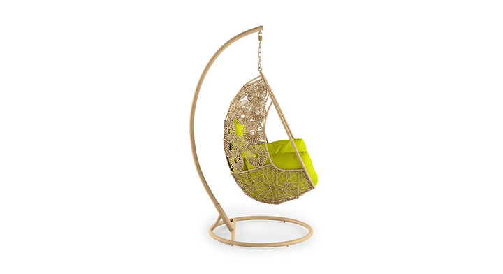 outdoor swing , Single Seater Hanging Swing With Stand For Balcony , Garden Swing