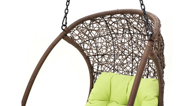 Bianchi Single Seater Hanging Swing Without Stand For Balcony , Garden Swing (Dark Brown )