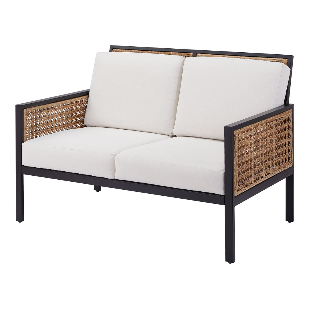 Vizoly Outdoor Garden Balcony Sofa Set  2 Seater, 2 Single seater and 1 Center Table Set (Brown)