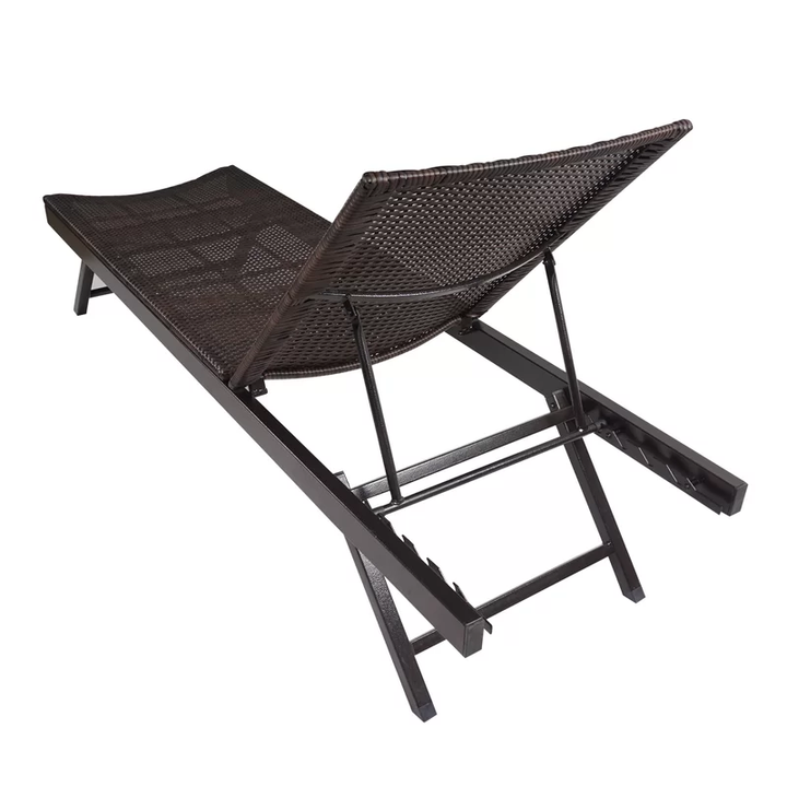 Juva Outdoor Swimming Poolside Lounger (Brown)