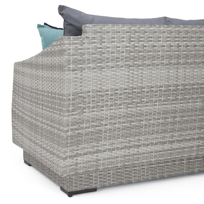 Dreamline Outdoor Garden Patio Sofa Set 3 Seater, 2 Single Seater , 2 Footstool , 1 Side table and 1 Center Table  Set Outdoor Furniture