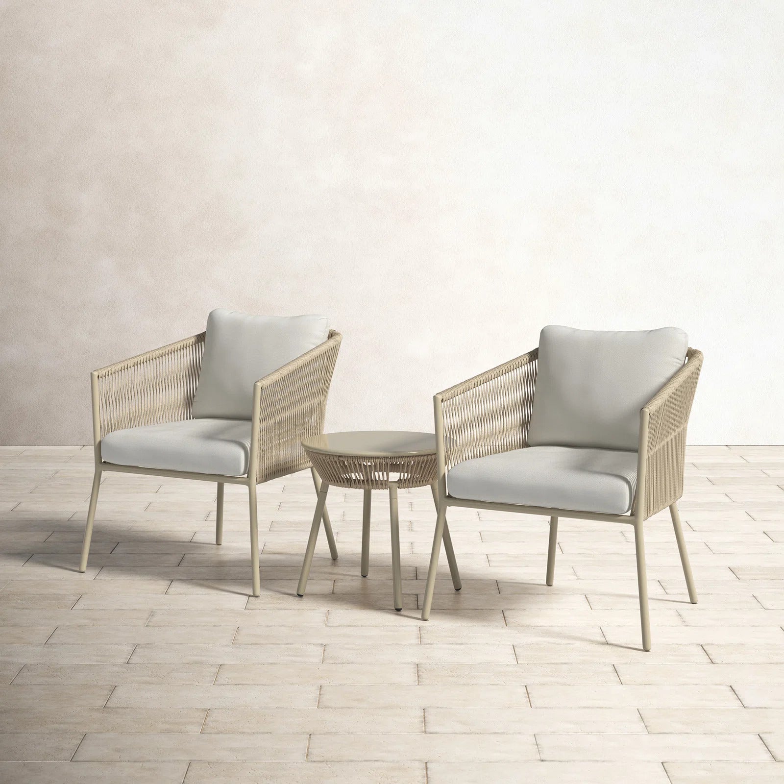 Dreamline Outdoor Furniture Garden Patio Seating Set 1+2 2 Chairs