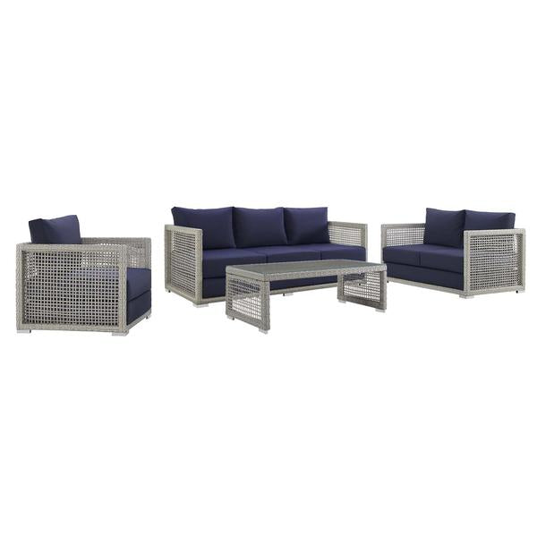 Dreamline Outdoor Garden Sofa Set  3 Seater,1 Double Seater,1 Single Seater,2 Side table and 1 Center Table  Set Outdoor Furniture