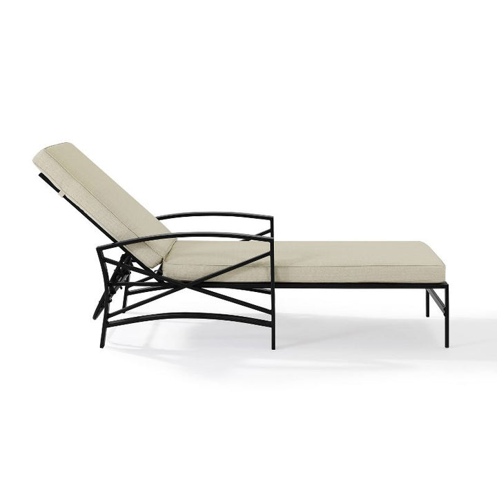 Hobbs Outdoor Swimming Poolside Lounger (Black)