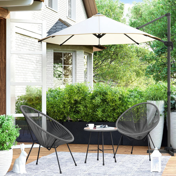 Harvest Outdoor Patio Seating Set 2 Chairs and 1 Table Set